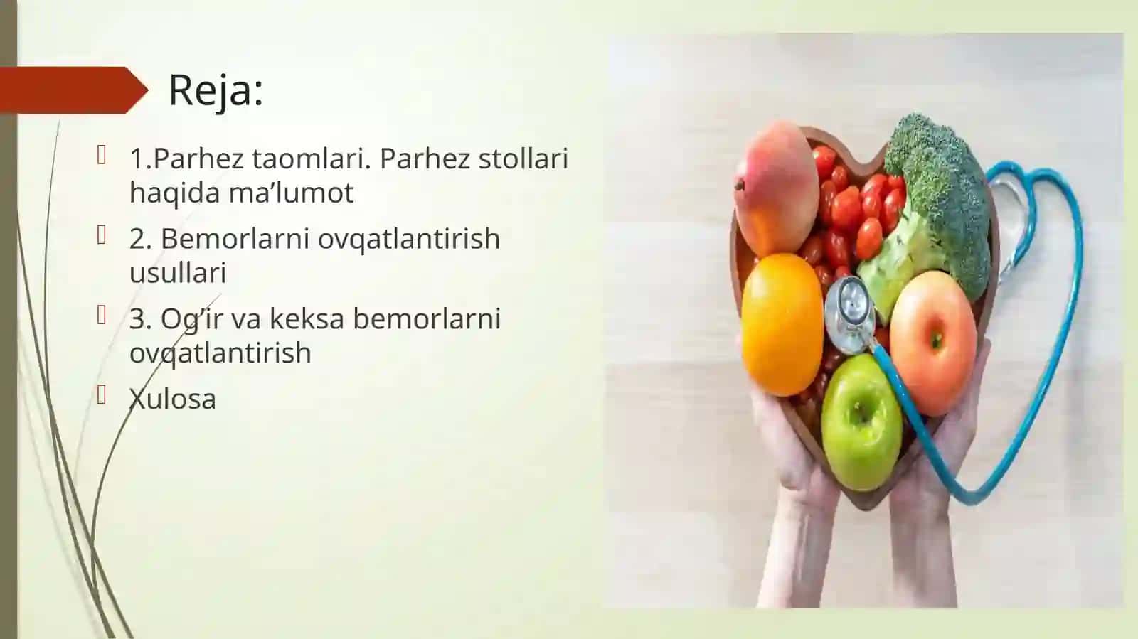 Parhez stollari 2