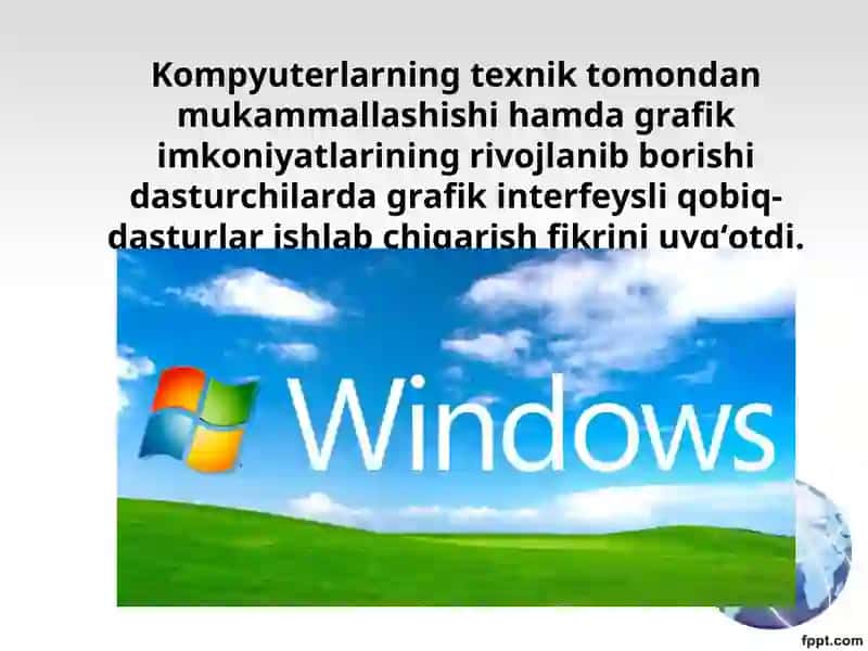 MS Windows 10,13,16 operation tizimlari va ulardagi yangi imkoniyatlari 2