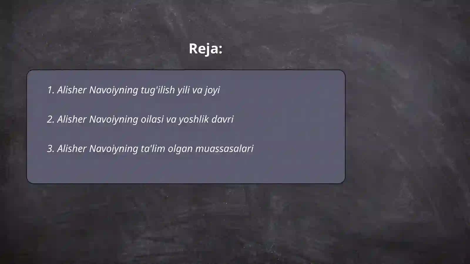 Alisher Navoiy hayoti va ijodi 2