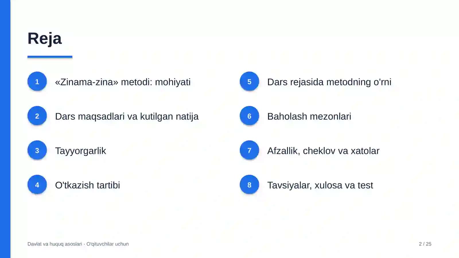 davlat va huquq asoslari darslarida zinama zina metodidan foydalanish 5574 2