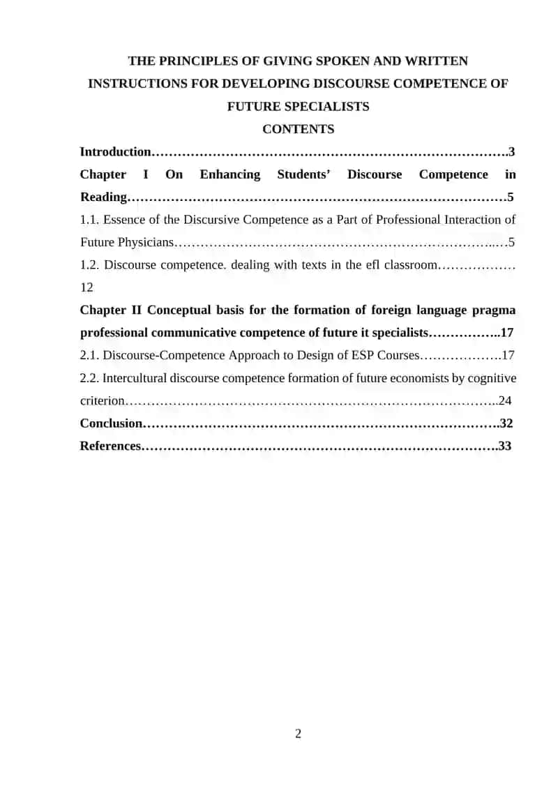 Principles of Giving Spoken and Written Instructions 2