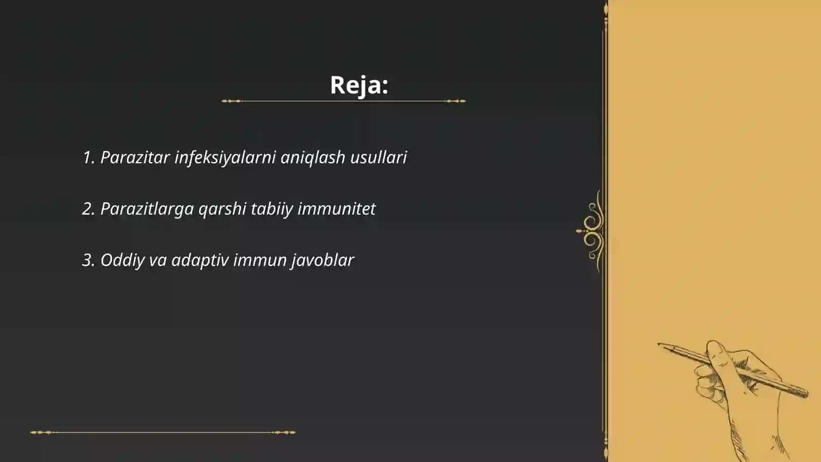 Parazitar infeksiyalarga qarshi imunitet 2