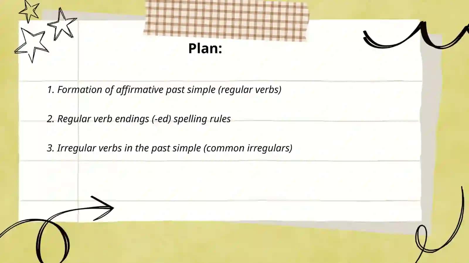 Past Simple Tense 2