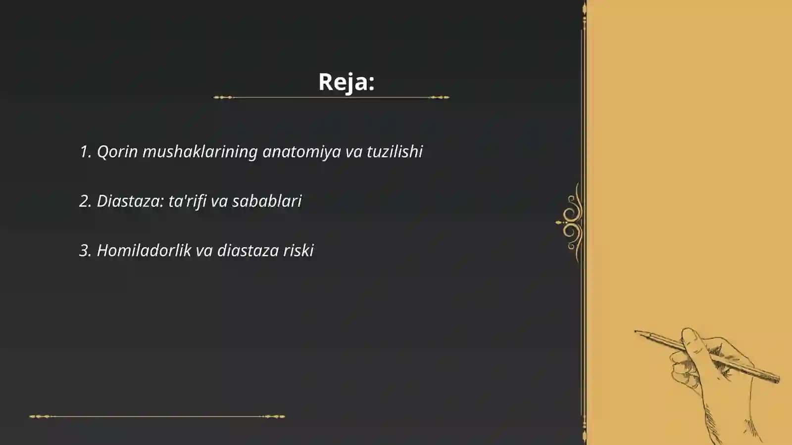 Qorin mushaklari diastazalari 2