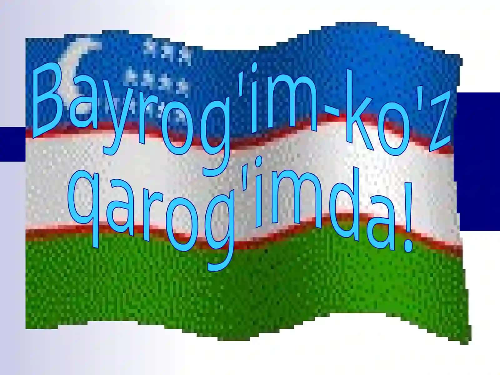 Bayroqqa sadoqat-yurtga sadoqat! 2