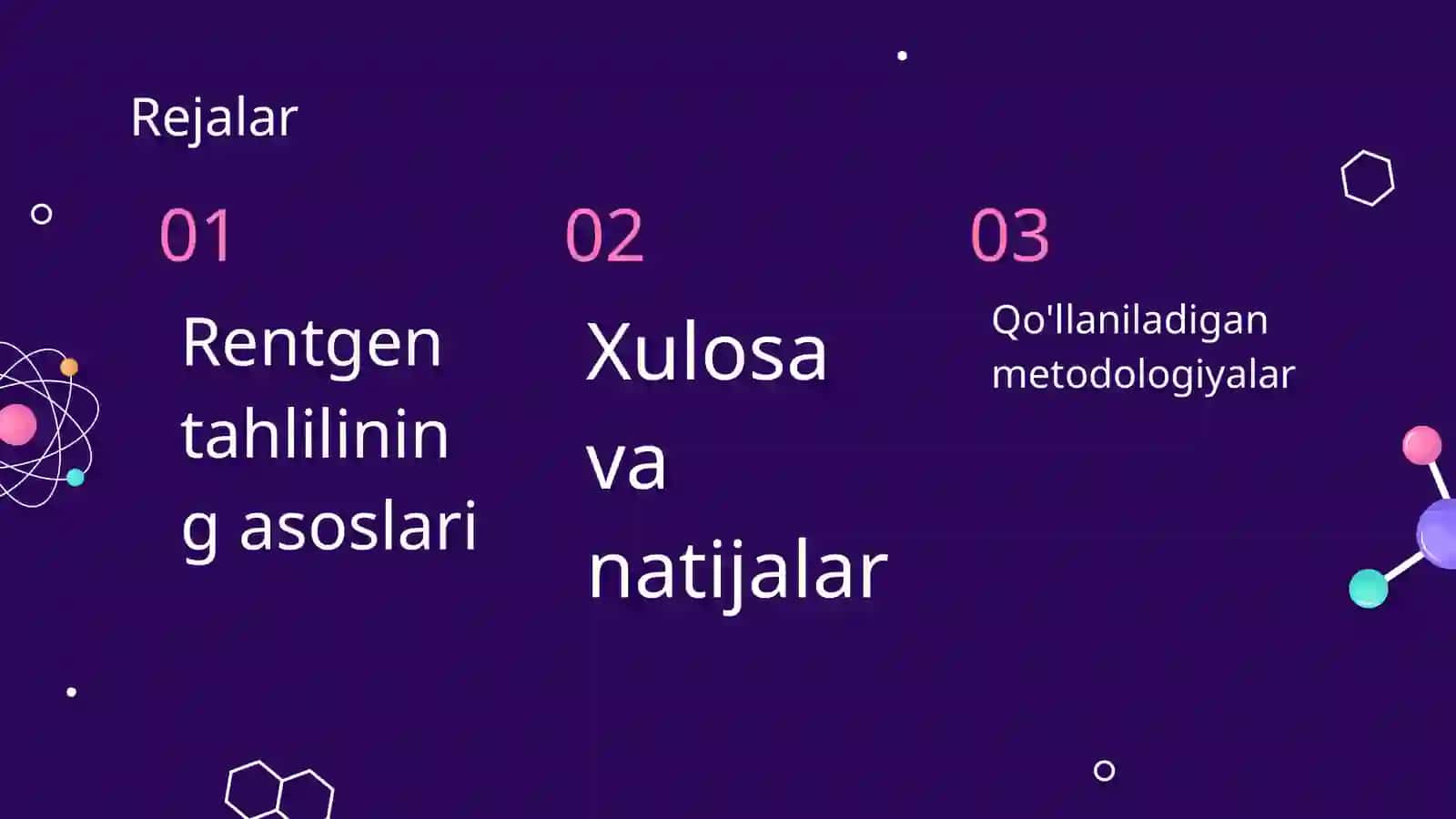 Rentgen strukturaviy tahlili 2