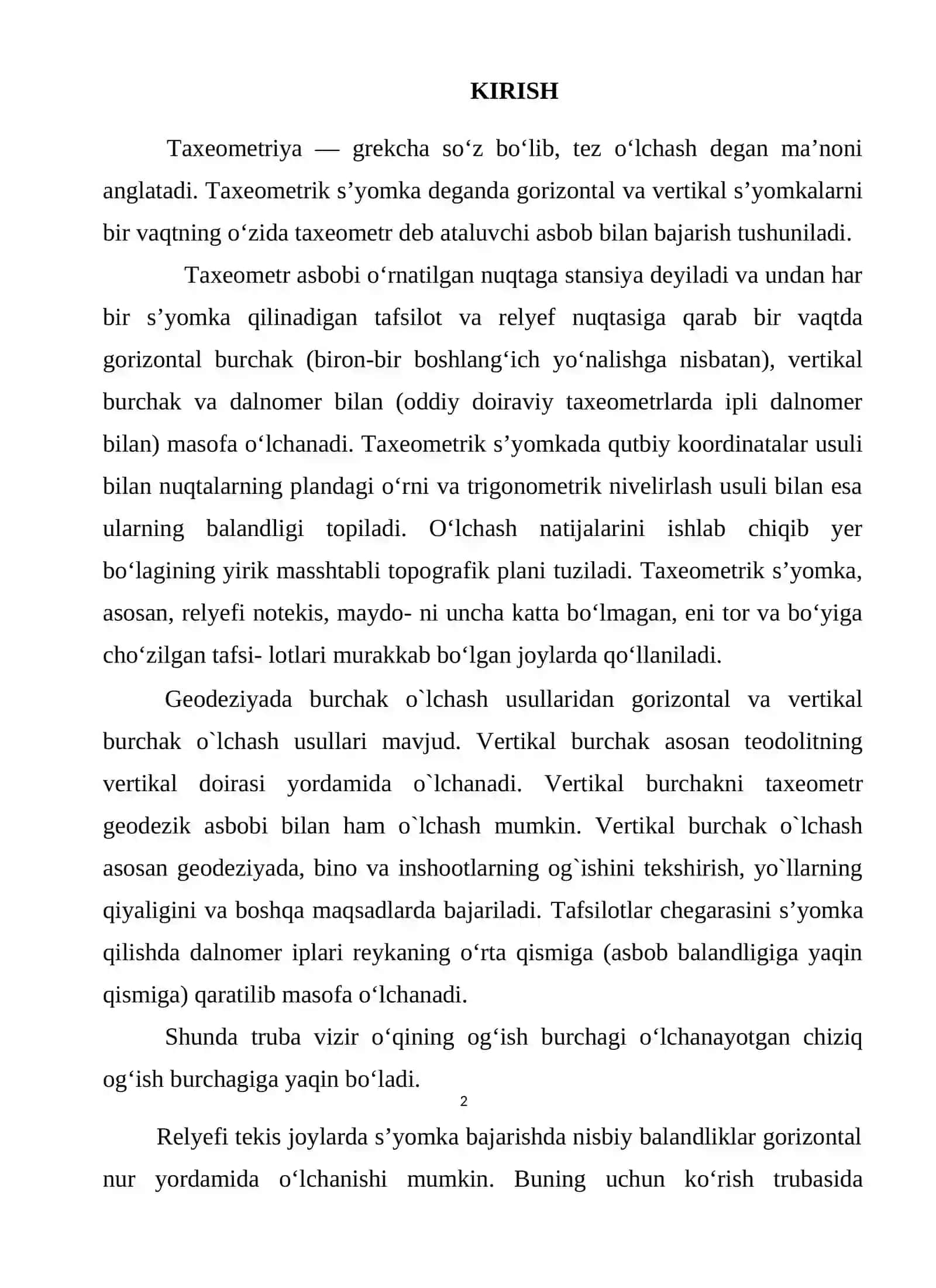 Taxeometriya 2