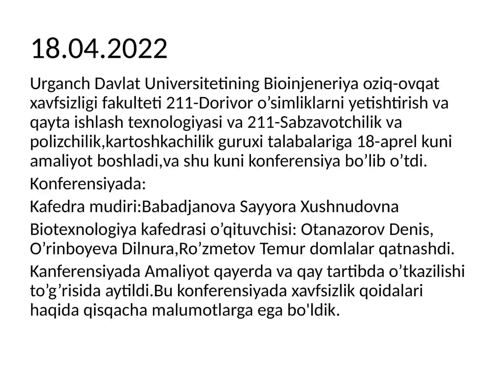 Urganch Davlat 2