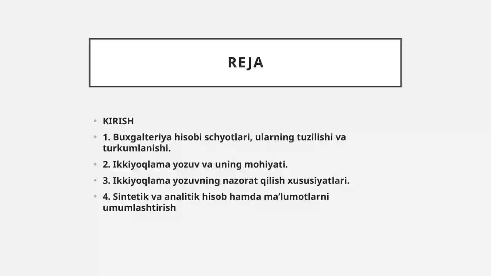 SCHYOTLAR TIZIMI VA IKKIYOQLAMA YOZUV 2