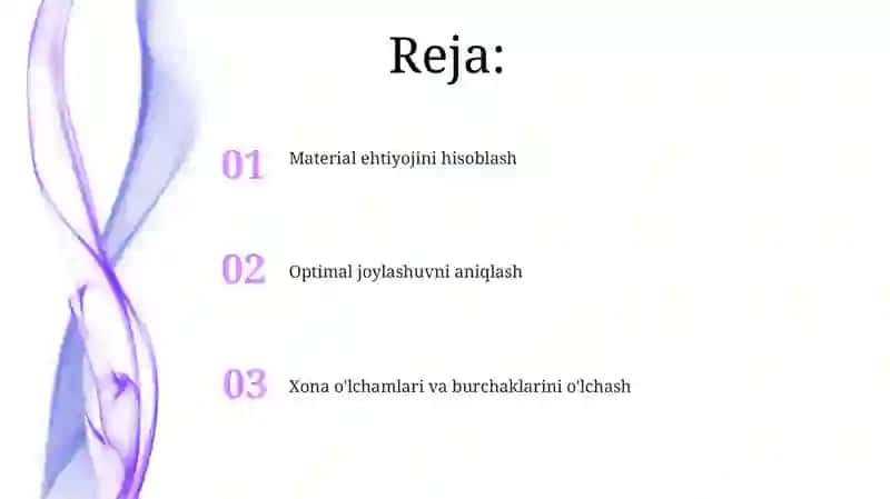Uyni ta'mirlash va dizayn loyihasi 2