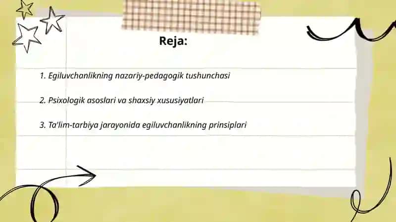 Egiluvchanlik va uni tarbiyalashning uslubiy asoslari 2