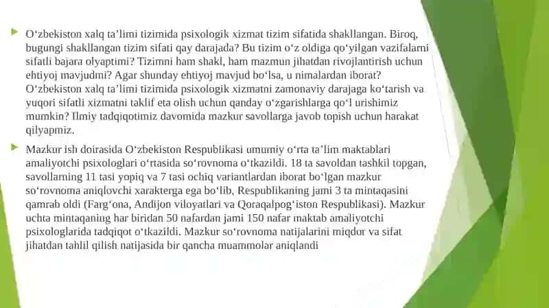 Ta’lim Tizimida Psixologik Xizmat 2