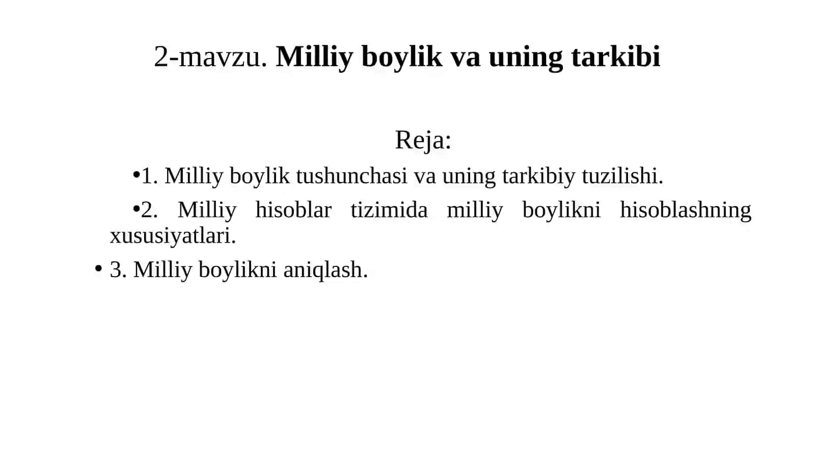 Milliy boylik vabuningbtarkibi 2