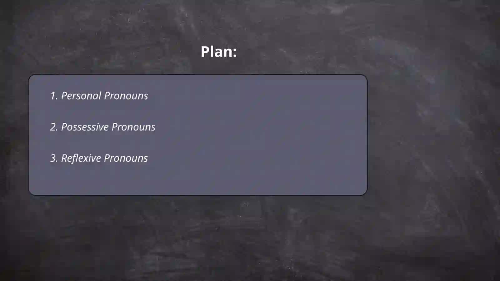 Pronouns 2