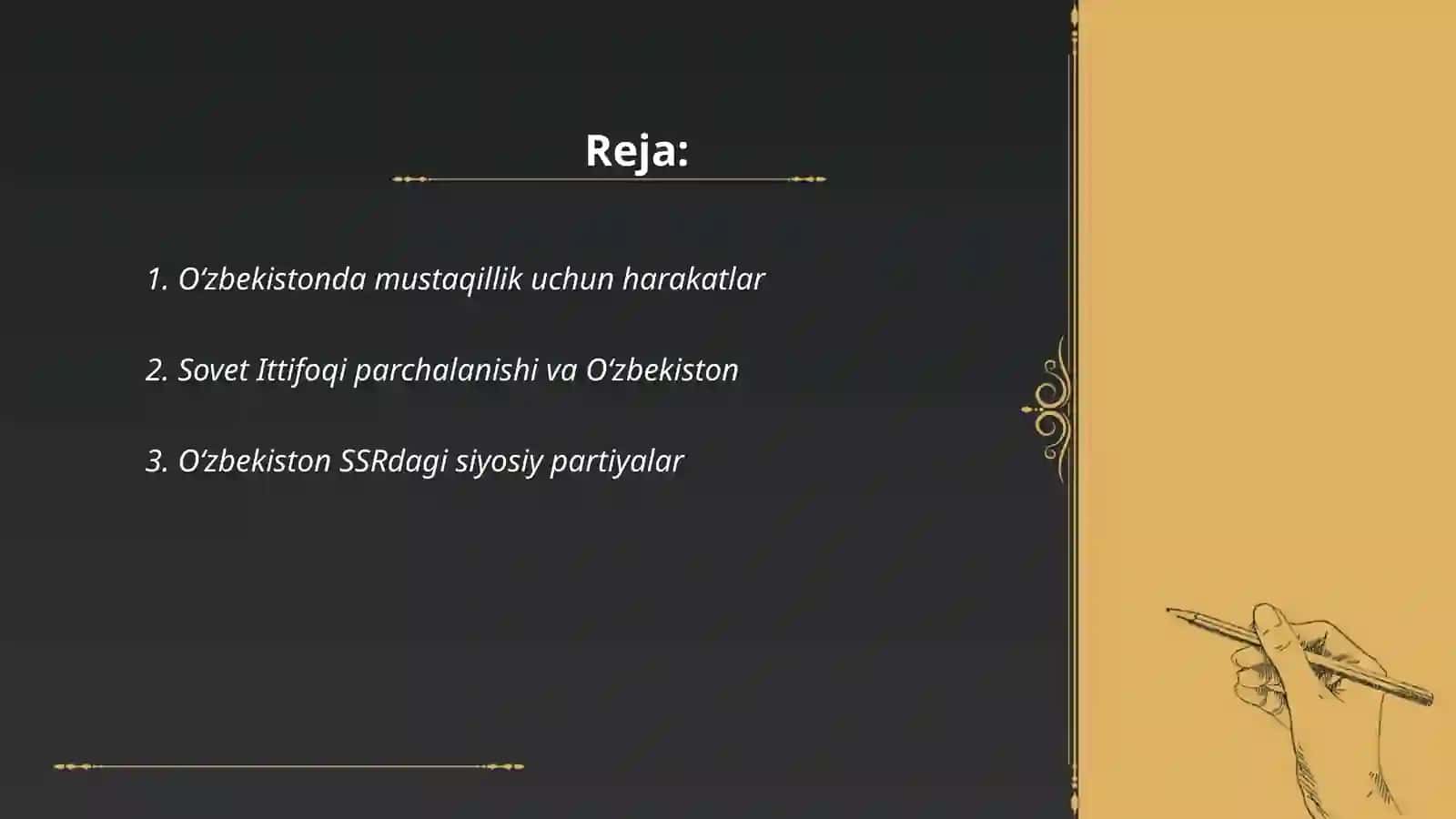 Mustaqillikka erishish arafasida Oʻzbekistondagi siyosiy jarayonlar 2