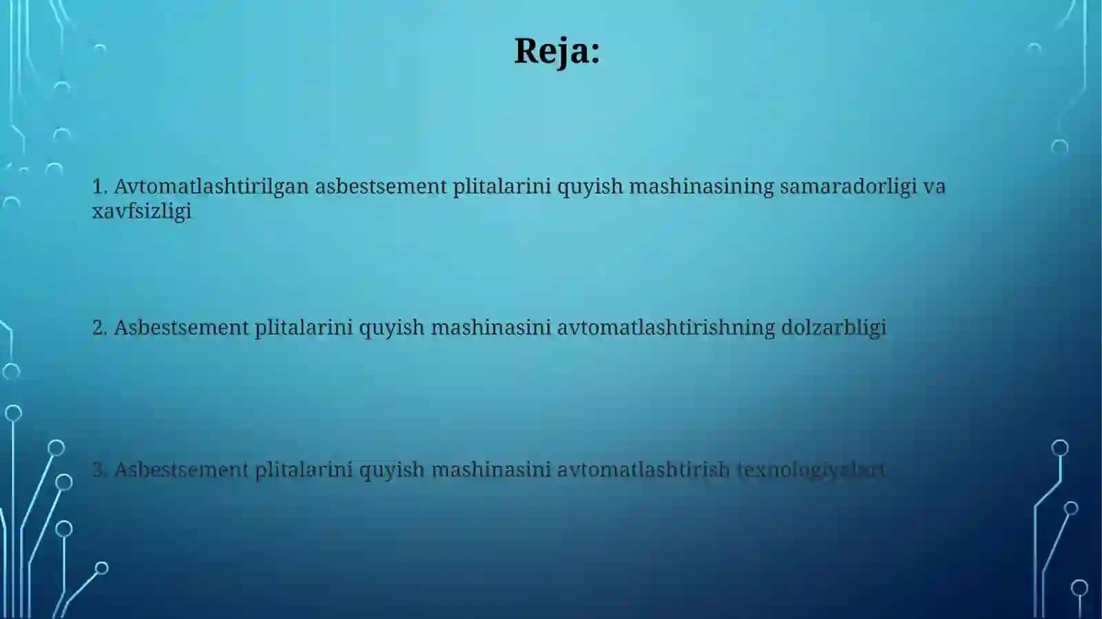 Asbest-sement plitalarini avtomatlashtirish mashinasi 2