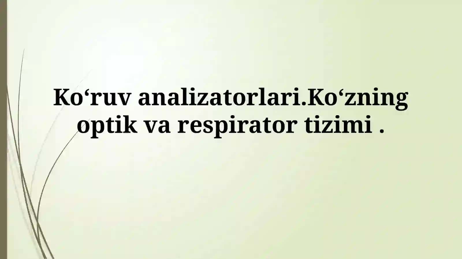 Fiziologiya eshitish va muvozanat aʼzolar 2