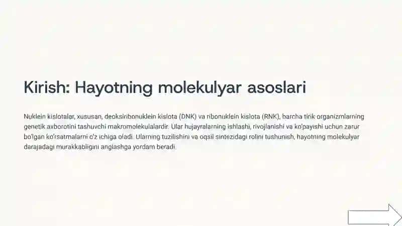 Oqsillarbiosintezidanukleinkislotalarning ahamiyati 2