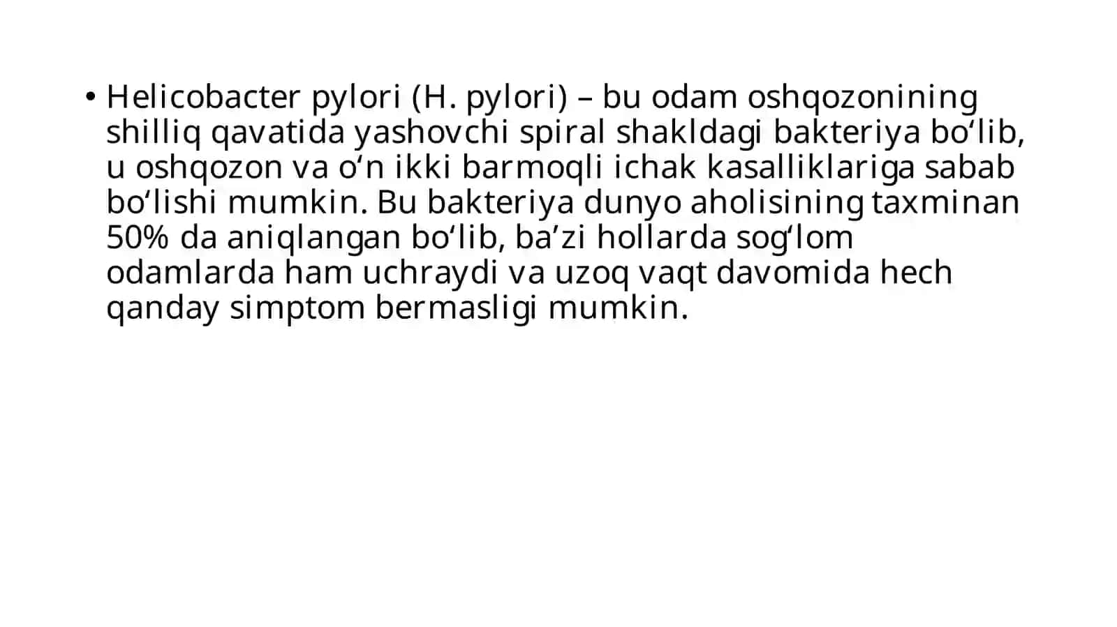 Helicobacter pylori 2
