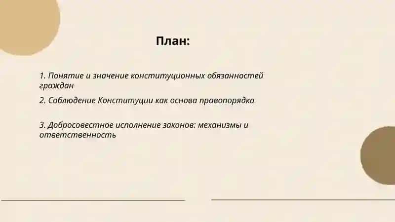 Конституционные обязанности граждан 2