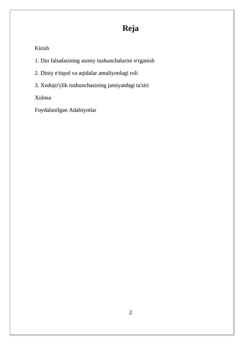 Dinshunoslik va Din Falsafasi 2