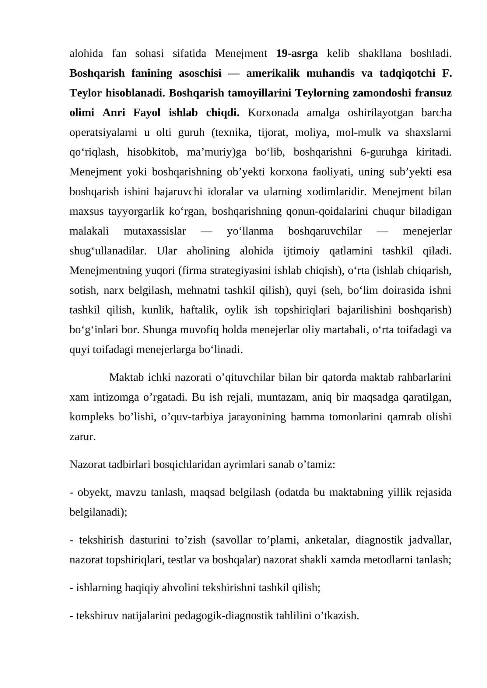 Ta’lim menejmenti faniga kirish 2