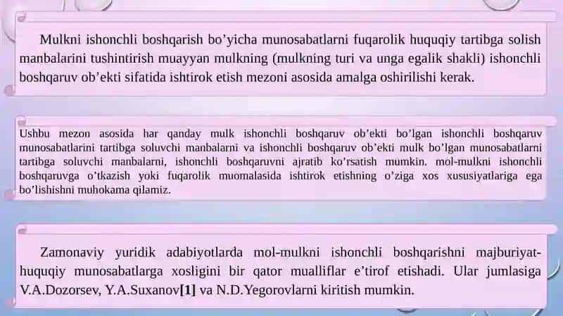 Mulkni Ishonchli Boshqarish 2