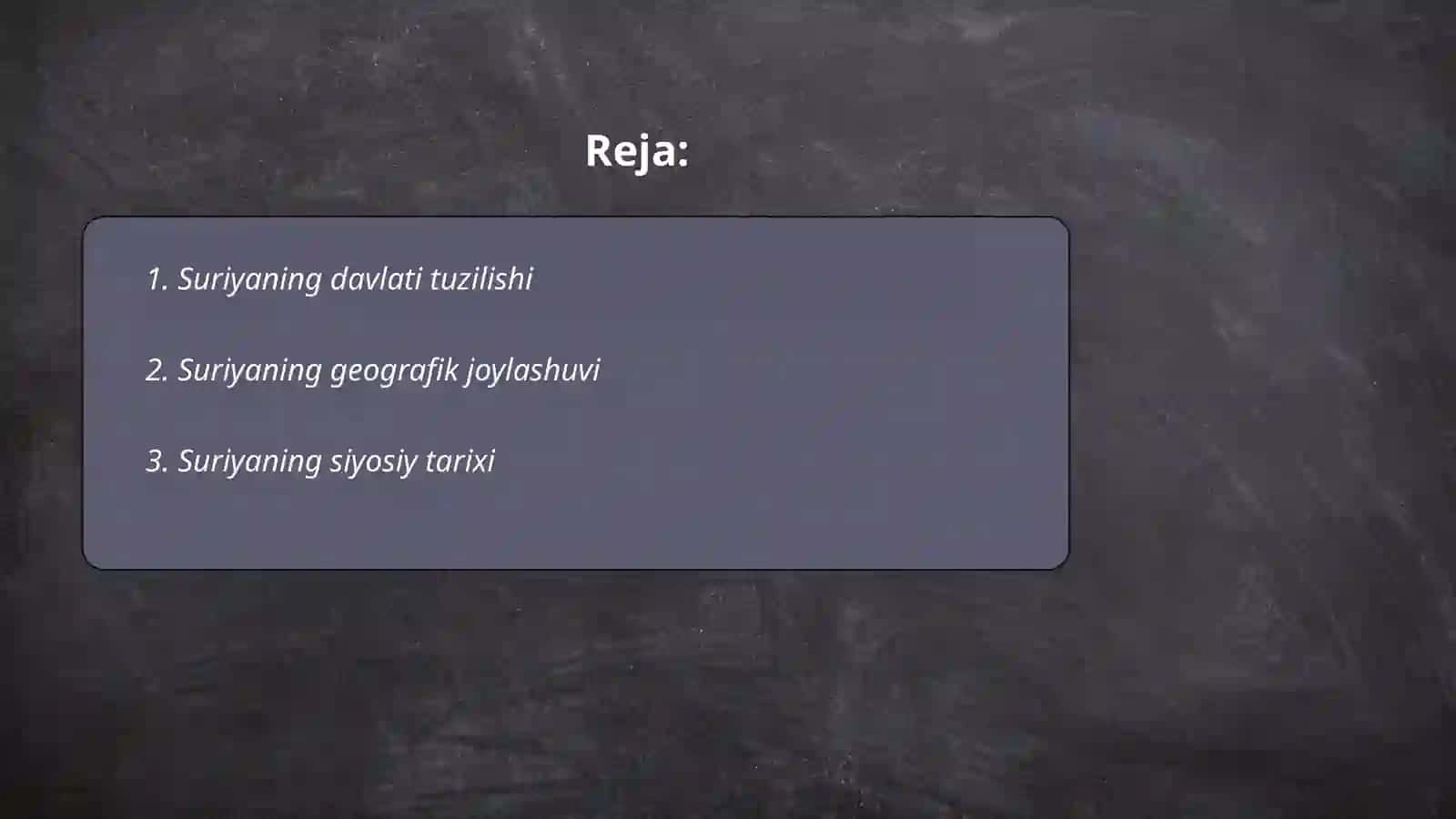 Suriya Davlati Tuzilishi 2