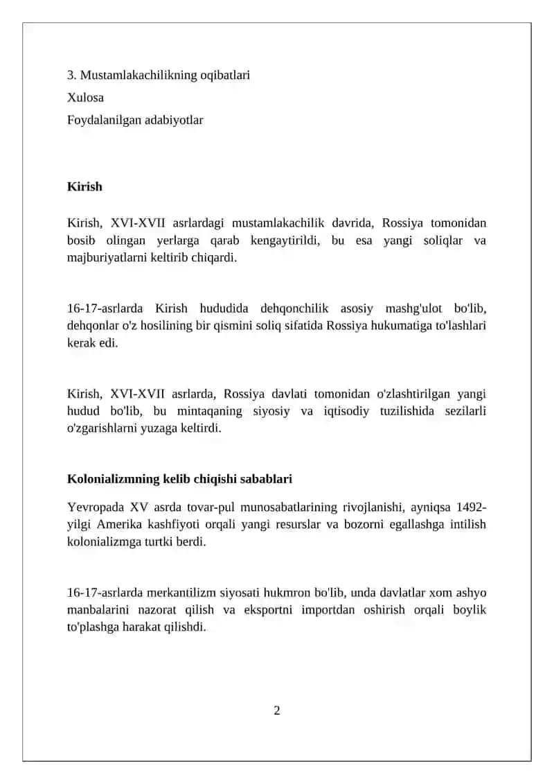 Mustamlakachilik 2