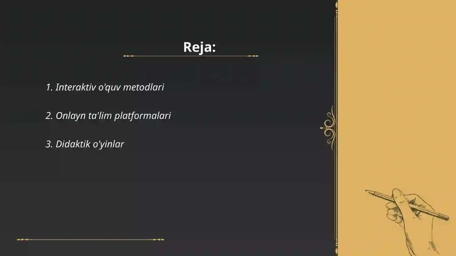 Interaktiv o'quv metodlari 2