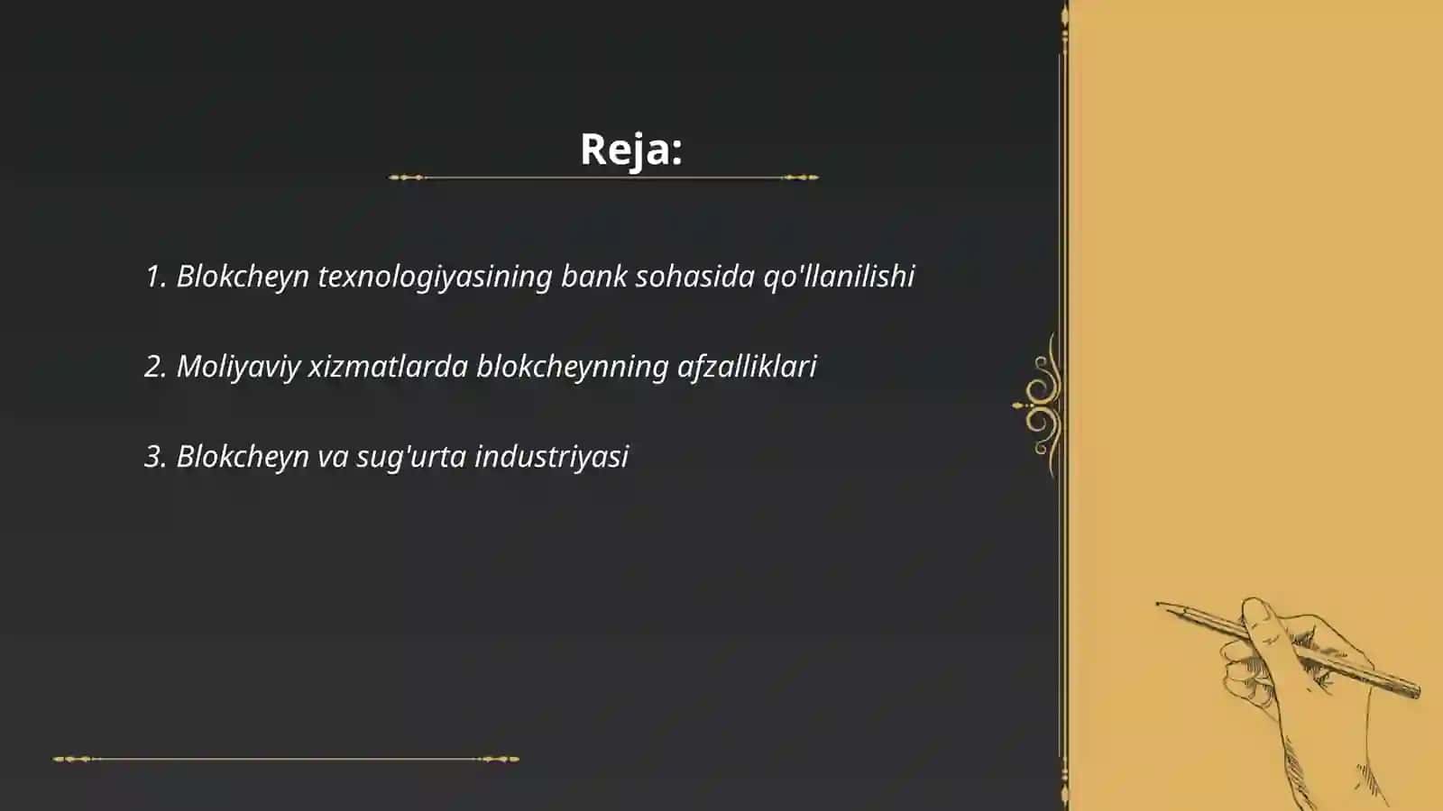 Blokcheynning iqtisodiy tarmoqlarda qo'llanilishi 2