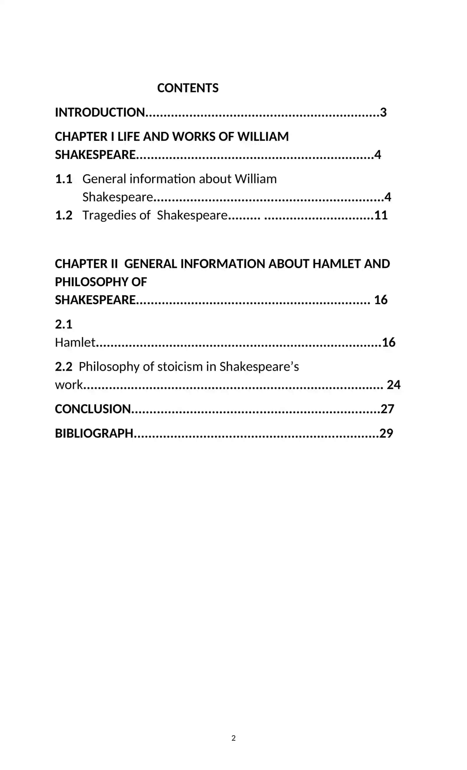 HAMLET AND PHILOSOPHY OF STOICISM IN SHAKESPEARE’S WORK 2