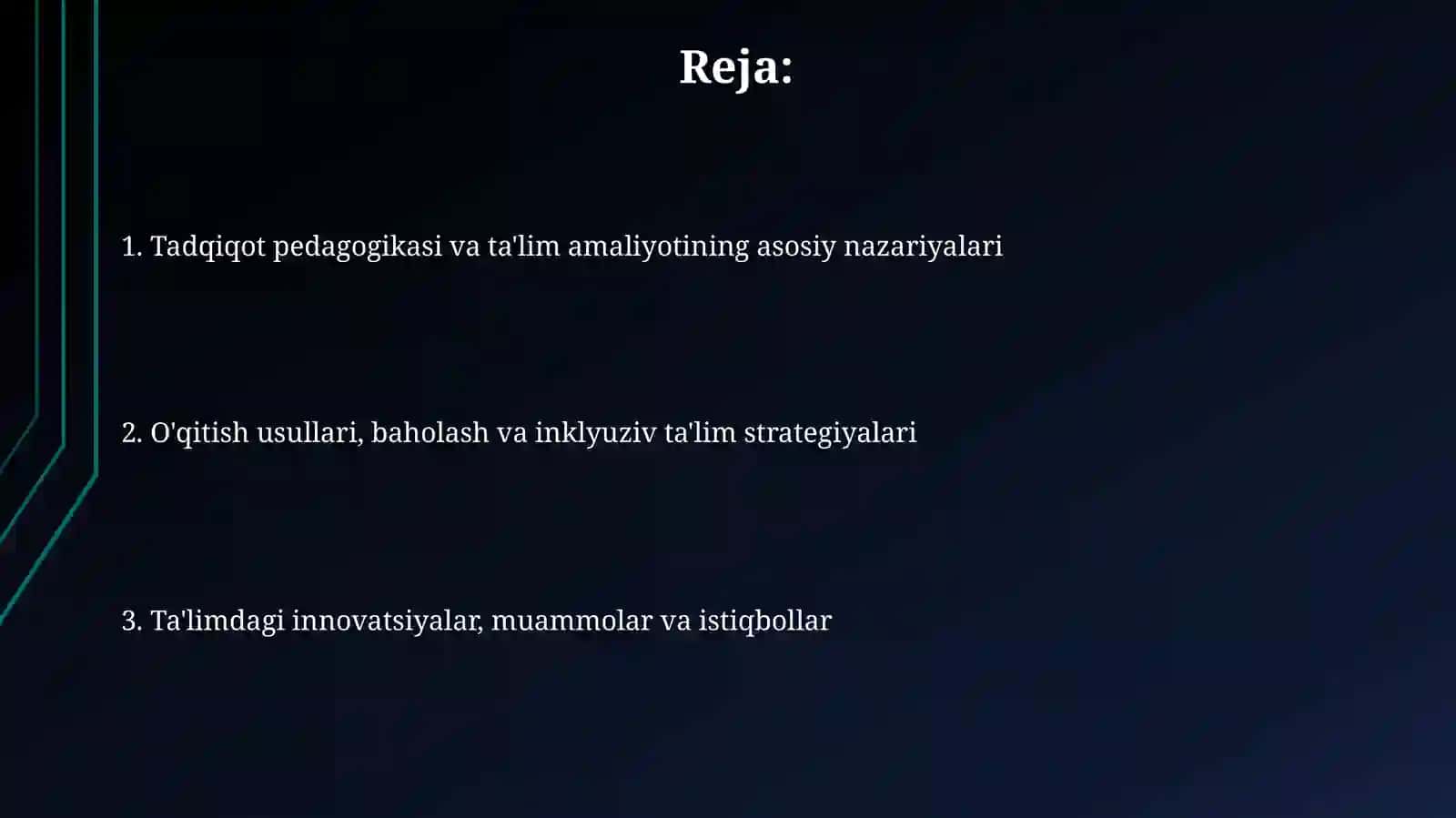 Tadqiqiy pedagogika vata’limamaliyoti 2