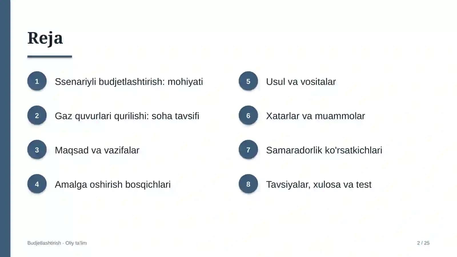 gaz quvurlari qurilishida stsenariyli budjetlashtirish 5405 2