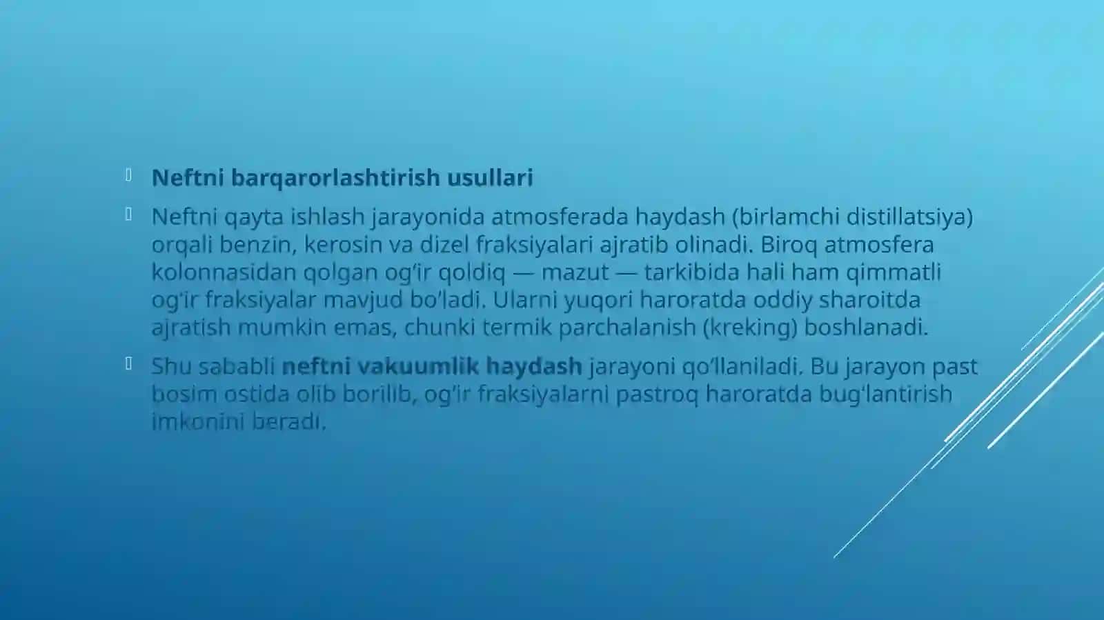 NEFTNI VAKUUMLIK HAYDASH 2