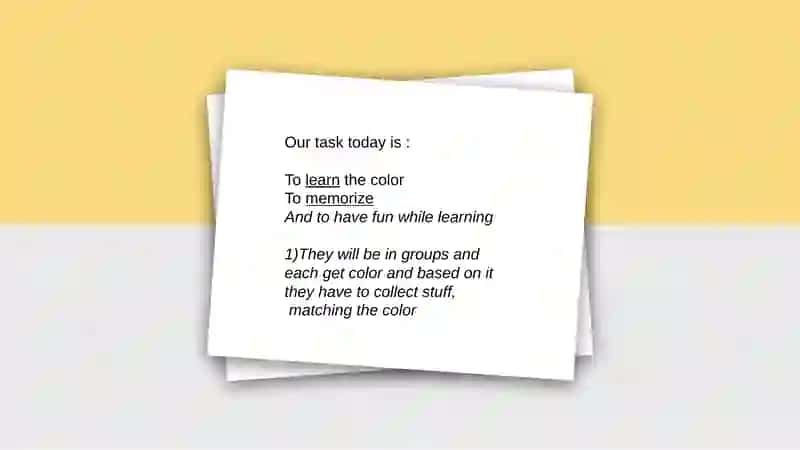 Pair work/Group work 2