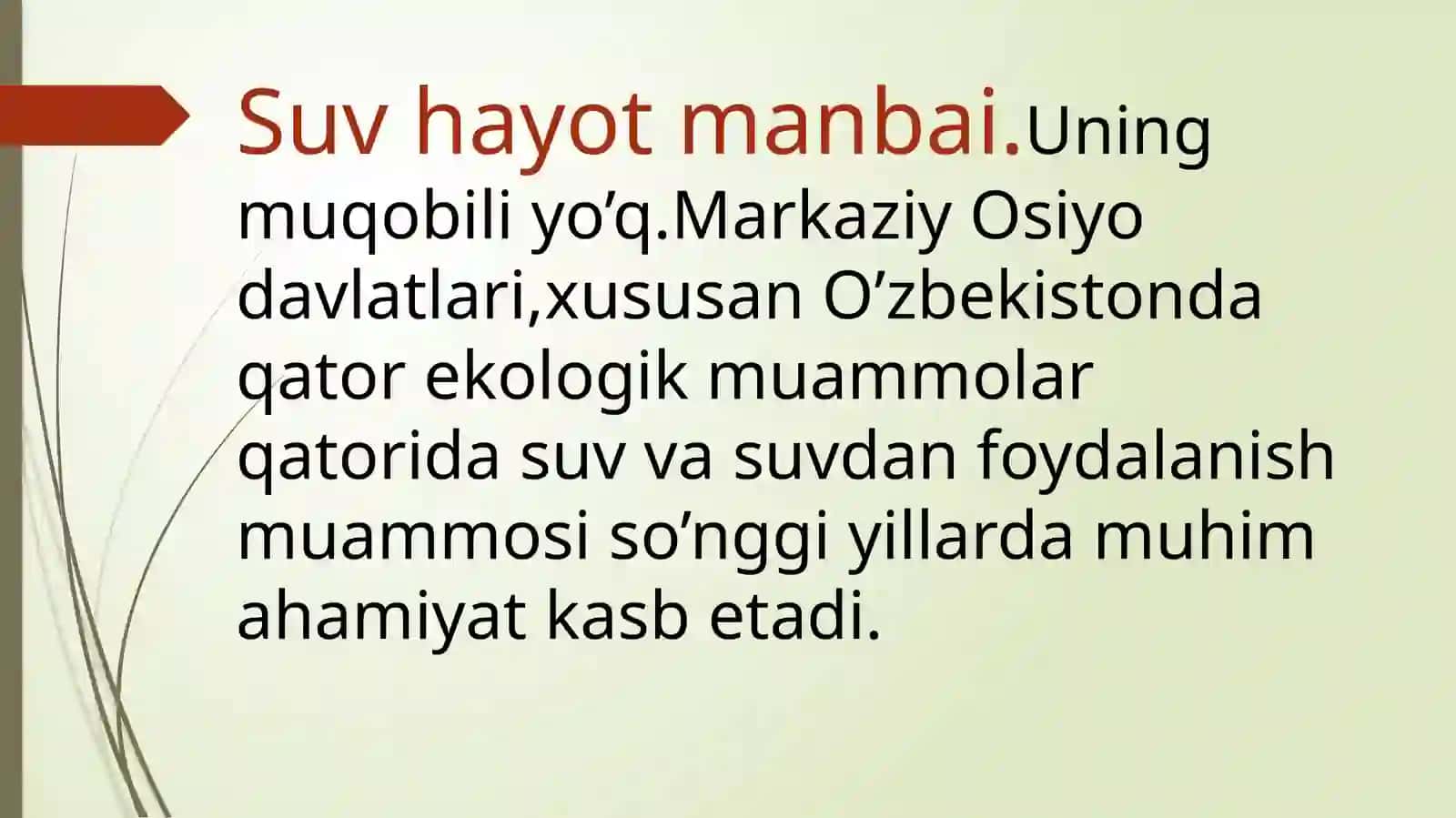 Shahar oqova suvlar muammosi 2