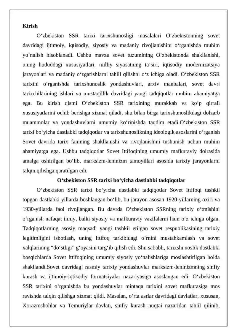 O‘zbekiston SSR tarixi tarixshunosligi masalalari 2
