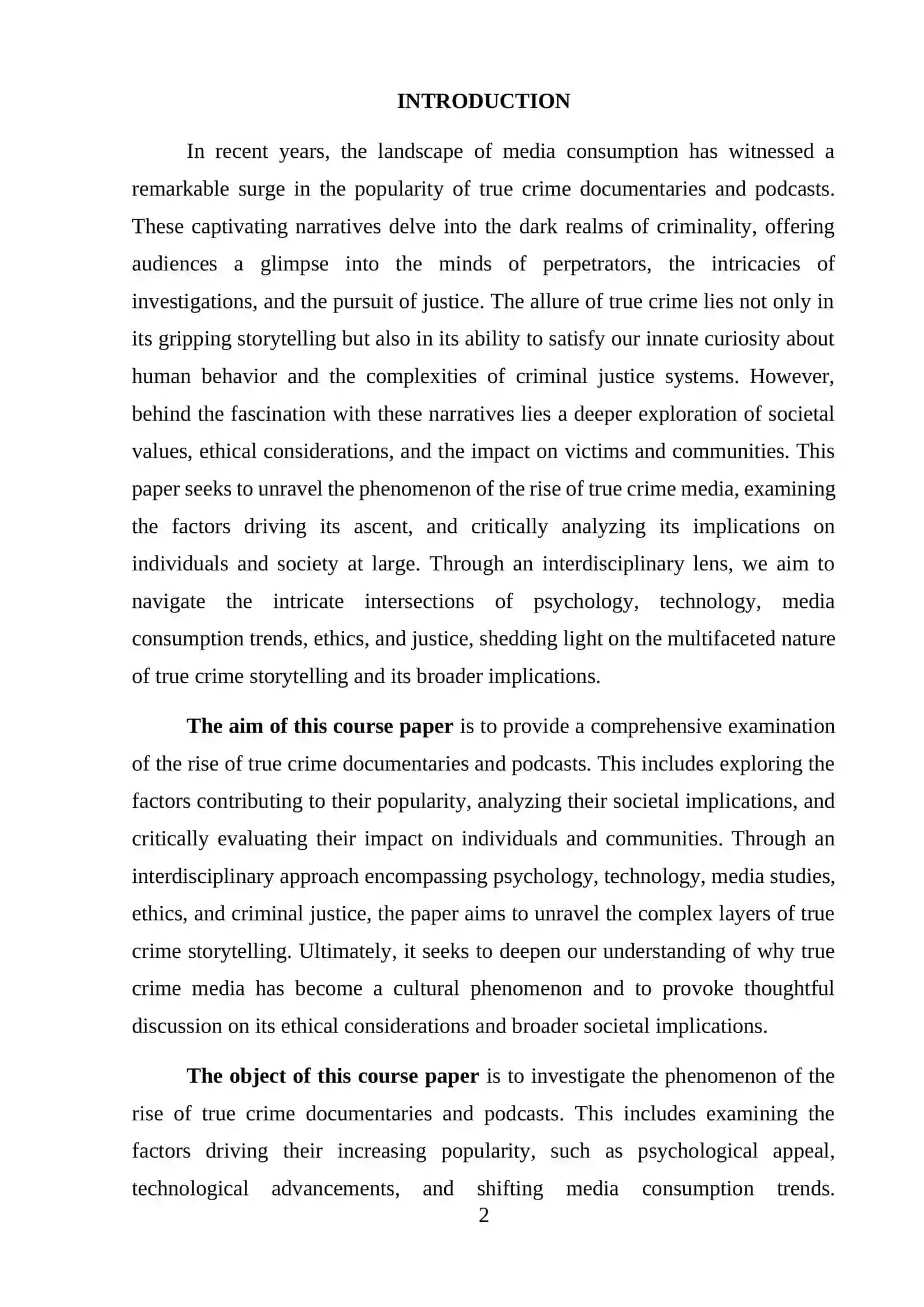 Landscape of Media Consumption 2