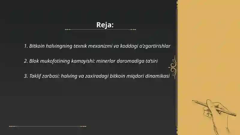 Bitkoinda harving jarayoni va uning narxlarga ta’siri 2
