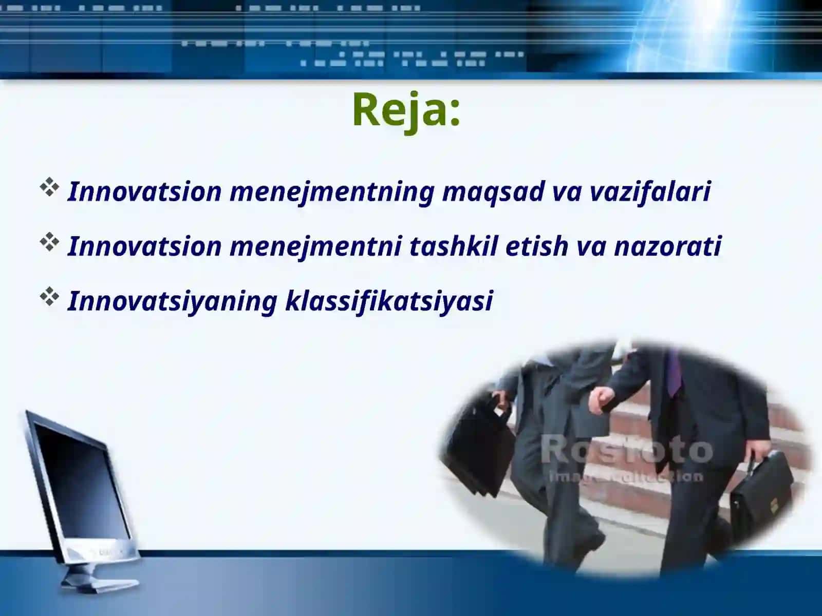 Innovatsion menejmentning maqsad va vazifalari 2