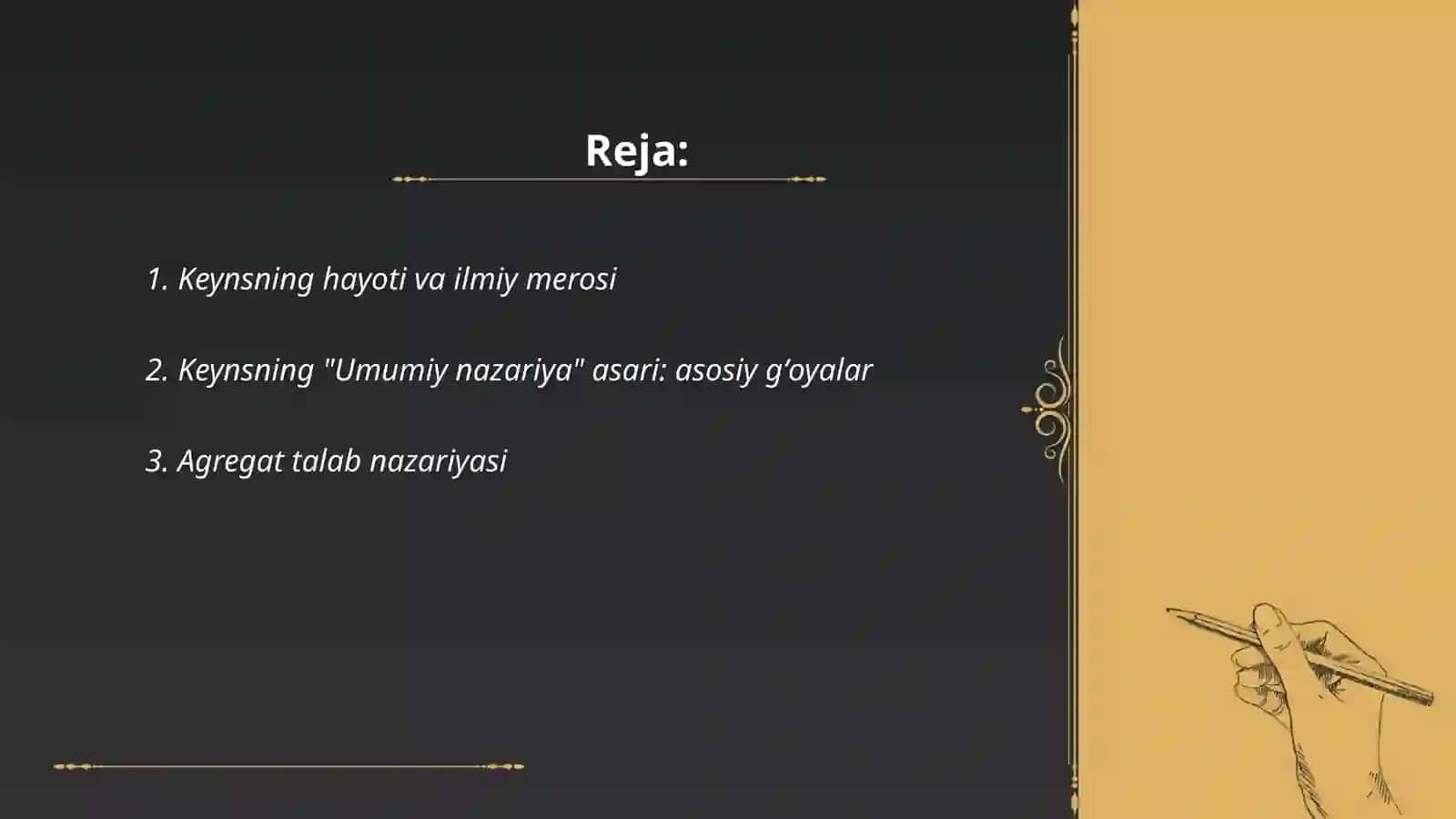 Keyns va Keynschilik taʼlimoti 2
