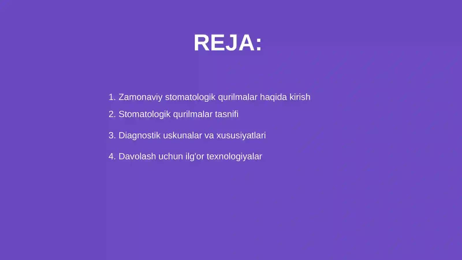 Zamonaviy stomatologik qurilmalar,tasnifi va xususiyatlari 2