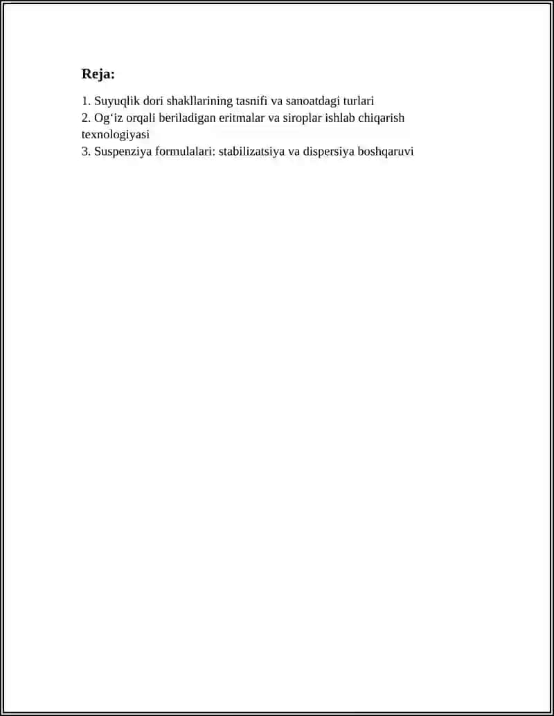 Suyuqlik dori shakllari 2
