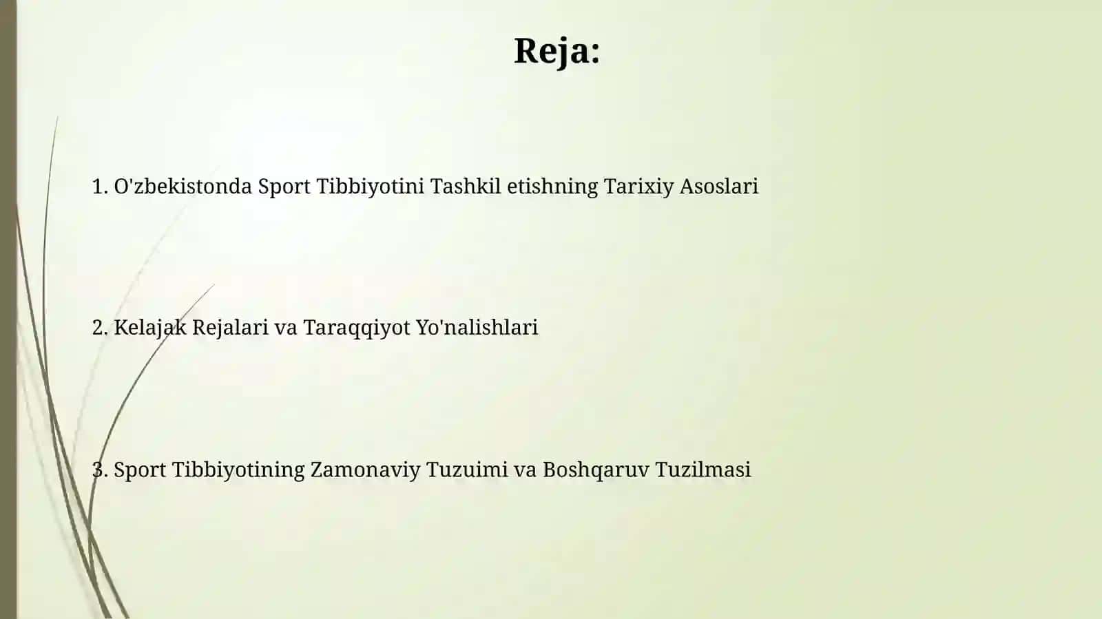 O‘zbekistonda sport tibbiyotining tashkil etish asoslari 2