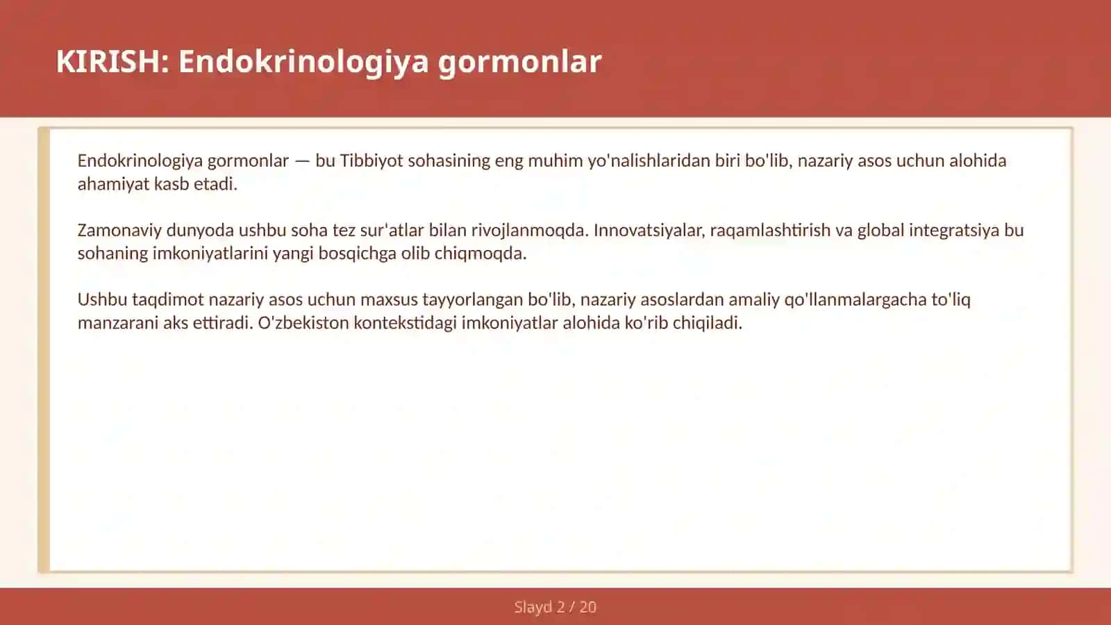 Endokrinologiya gormonlar 2