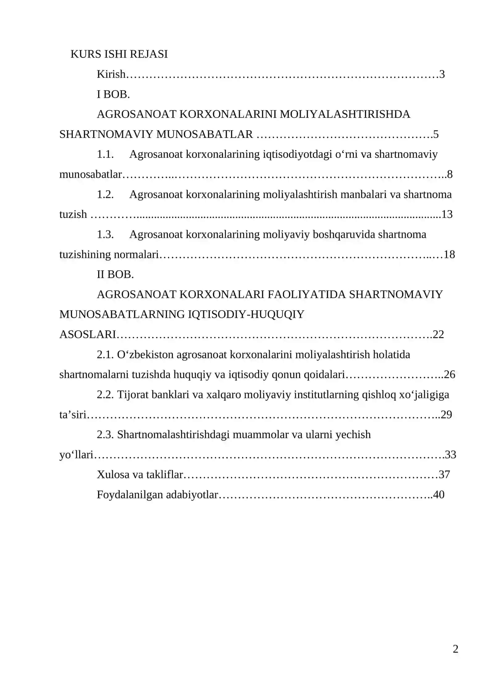 “AGROSANOAT MAJMUI IQTISODIYOTI” 2