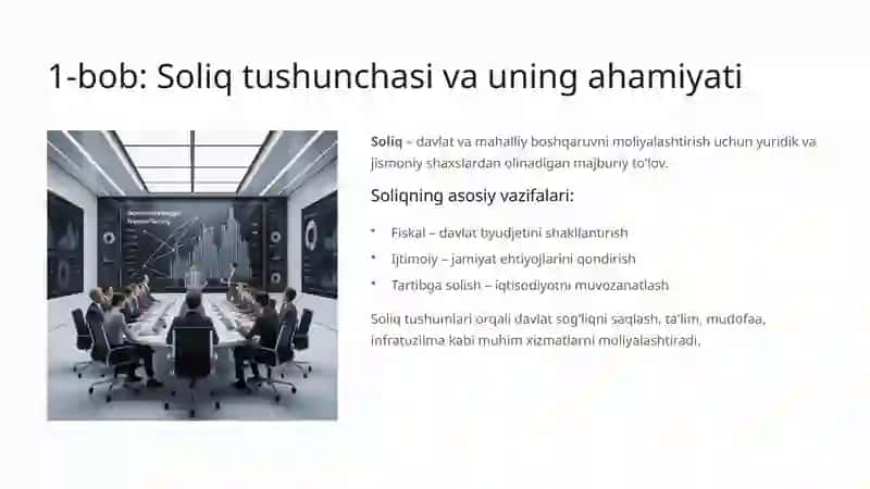 Soliq Tizimi Nazariyasi: Tarixdan Zamonaviylikka 2