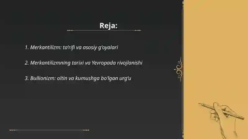Merkantilizm: taʼrifi va asosiy gʻoyalari 2