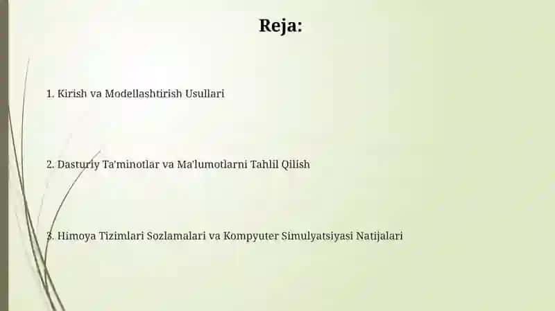 Qisqatutashuvtoklarida EHM danfoydalanish 2